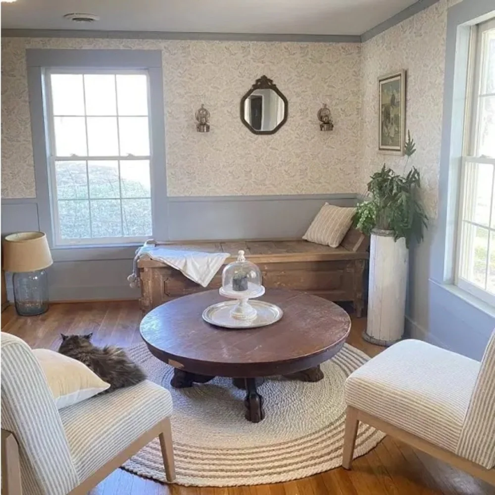 1 Roll NuWallpaper Yellow Wethersfield Peel and Stick Wallpaper